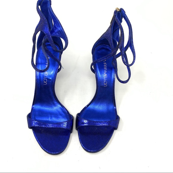 Tamara Mellon Glow heels size 37.5 blue - Picture 2 of 9